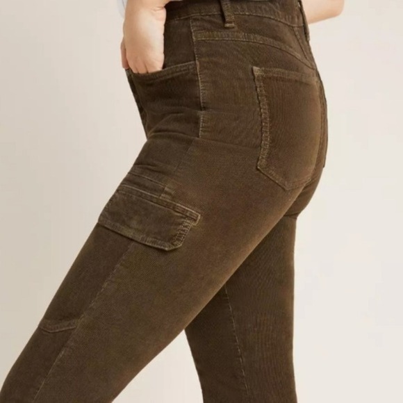 Closed by Free People "Lotti" Italian Brown Corduroy Utility Cargo Pants Size31 - Picture 9 of 15